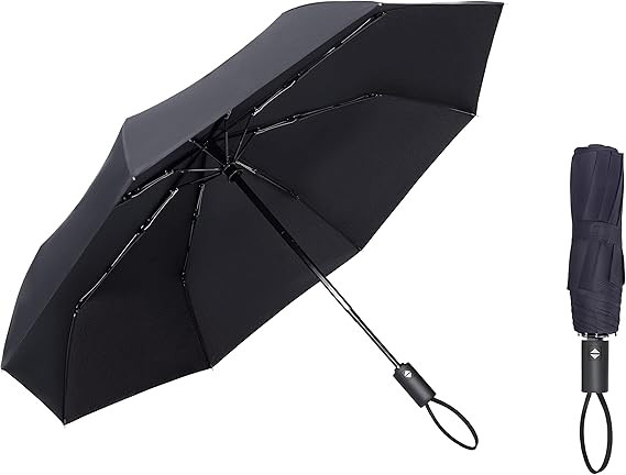 SYNHOK Compact Travel Folding Umbrella,Durable Rain Windproof Portable Umbrella with Strong Ribs ... | Amazon (UK)