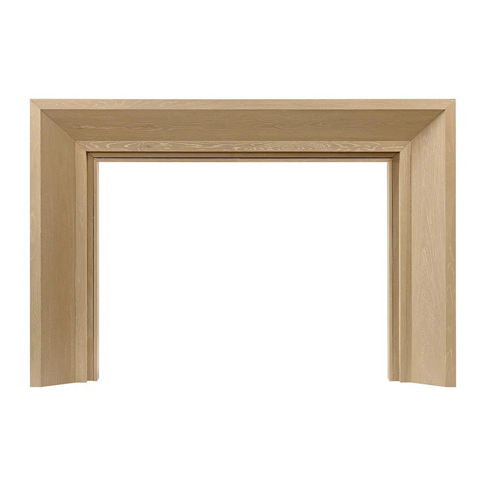 Modern Ember Everly Wood Fireplace Mantel Surround Kit in White | 56" x 42" Opening | 54" | Wayfair North America