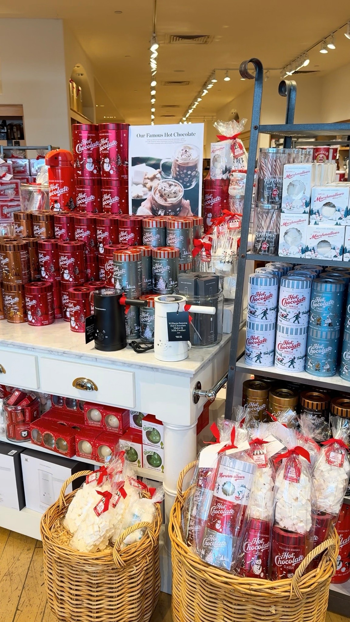 Williams Sonoma Christmas gifts, williams Sonoma baking mix, hot cocoa bar, Williams Sonoma hot cocoa, williams Sonoma peppermint bark, hostess gifts, gift basket ideas, gifts for her, gift ideas, gift guide for her, gifts for mom, gifts for mother in law

Williams Sonoma at Christmastime is my happy place!😍 I just love all of their Christmas tins of treats, baking mixes, hot cocoa, beautiful gift ideas and more!🎄🎅🏼 



#LTKHome #LTKHoliday #LTKGiftGuide