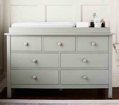 Kendall Extra Wide Nursery Dresser & Topper Set | Pottery Barn Kids