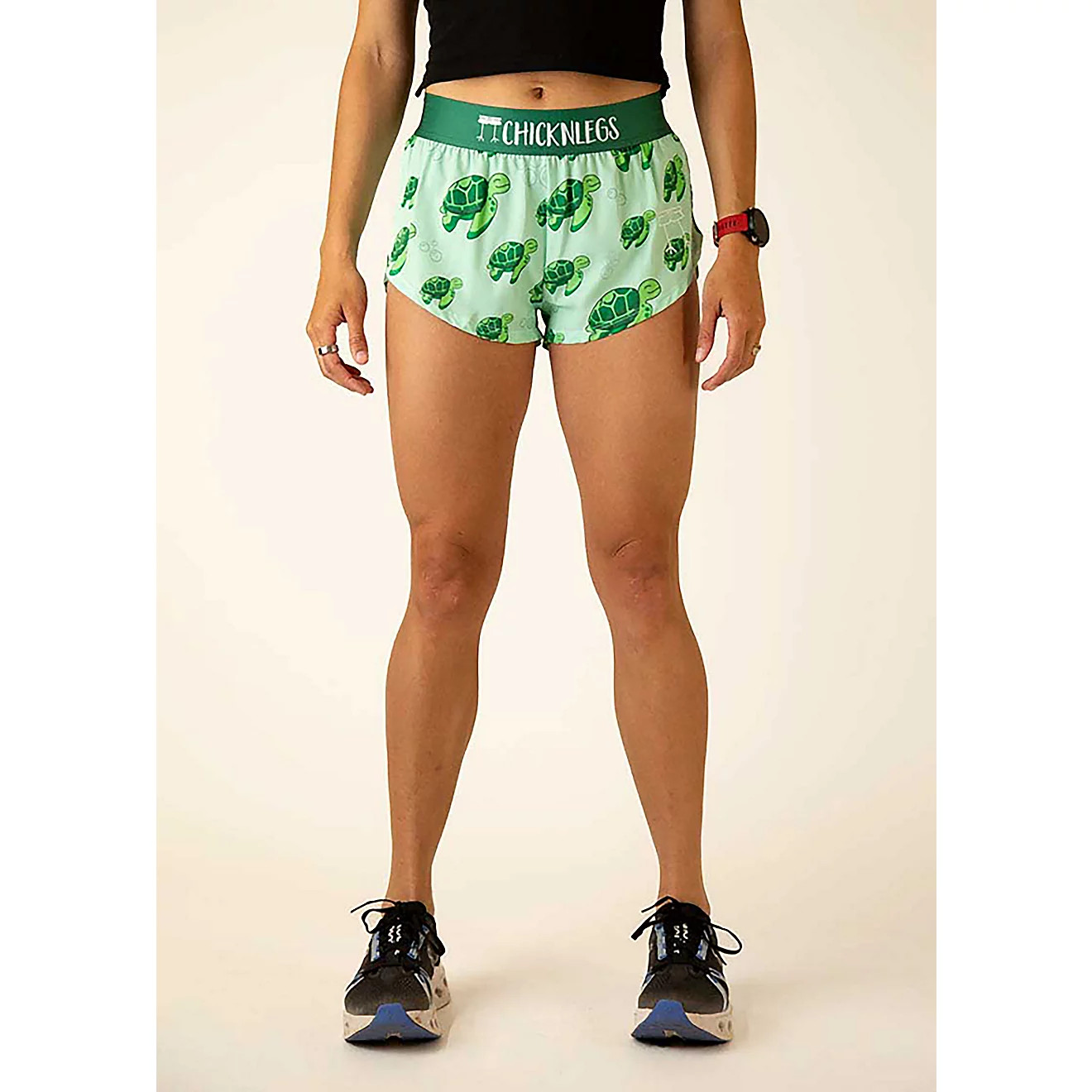 ChicknLegs Women's Sea Turtles Split Shorts 1.5 in | Academy Sports + Outdoors