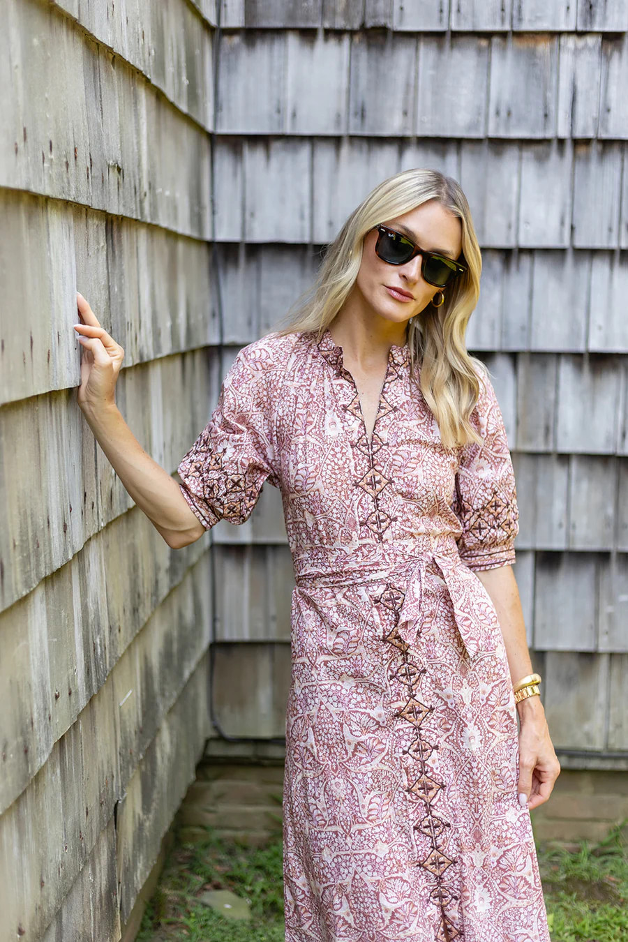 Cordelia Coatue Dress - Rose Cinque Terre | Julia Amory