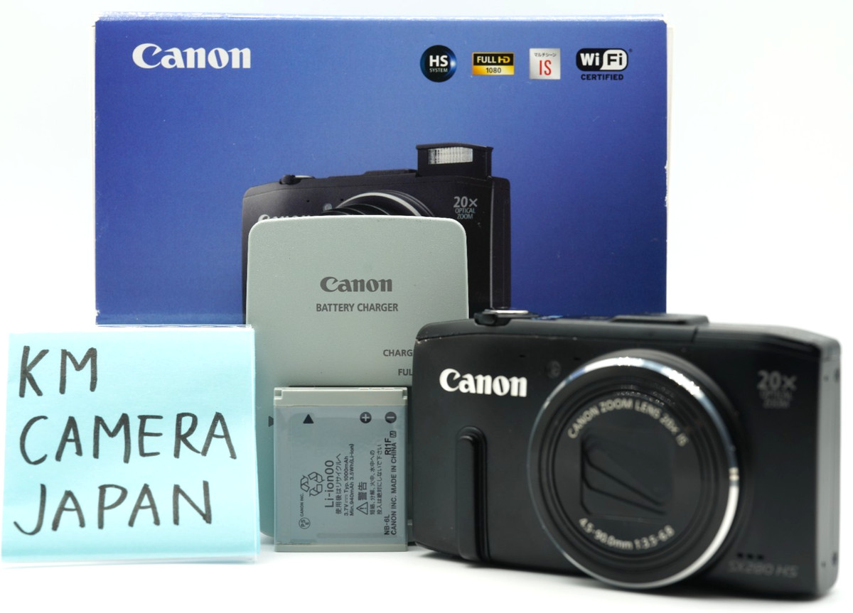 [US DUTY PAID] Canon Powershot SX280 HS Digital Camera Black 20x Zoom lens #011 | eBay US