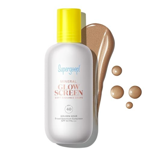 Supergoop! Glowscreen Soft-Radiance Drops Mineral SPF 40-1.7 fl oz - Visibly Illuminates, Smooths... | Amazon (US)
