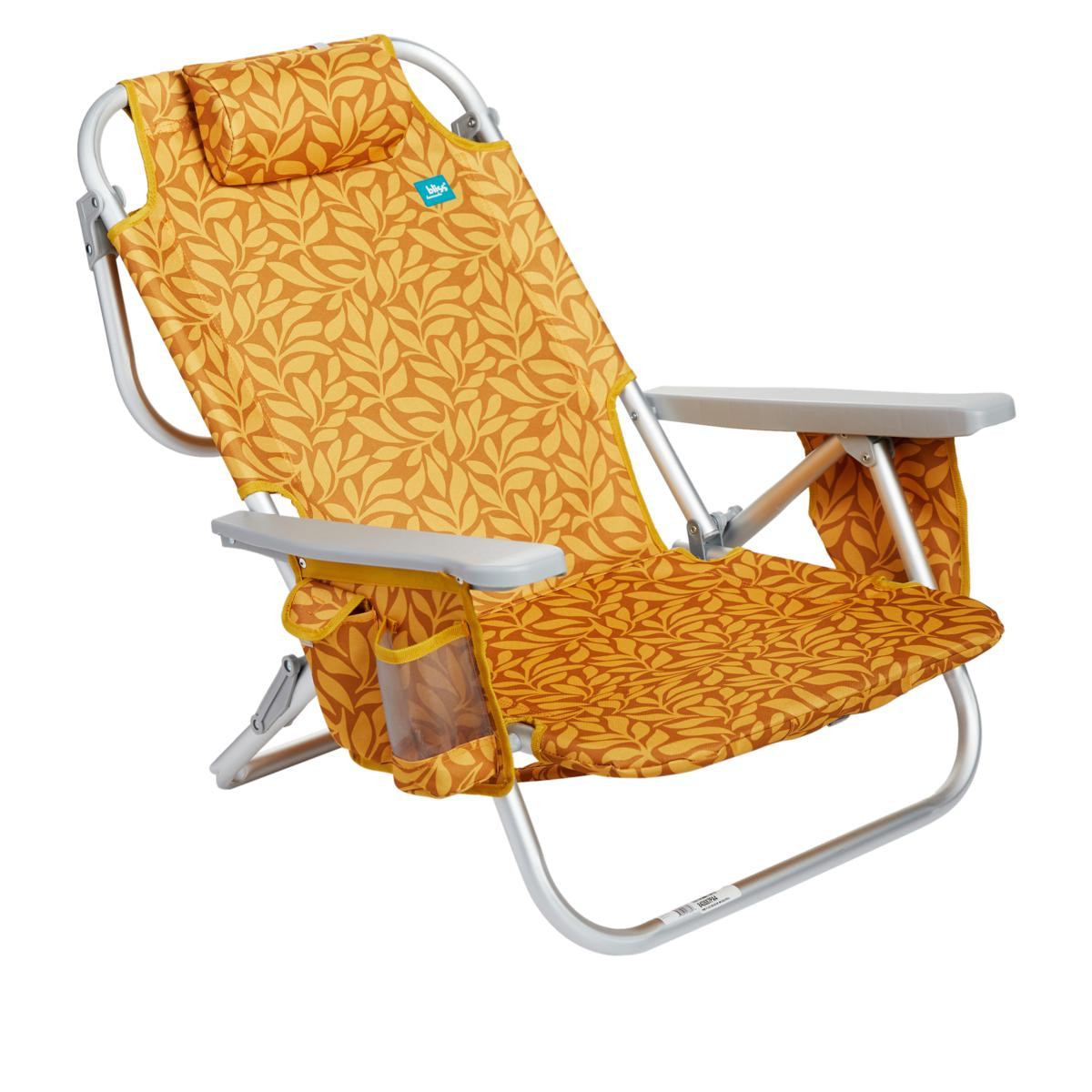 Paradise by Bliss Deluxe Outdoor Folding Chair with Accessories | HSN