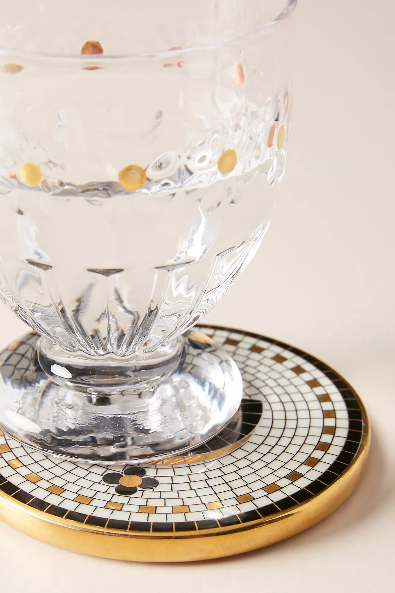 Tiled Margot Monogram Coaster | Anthropologie (US)