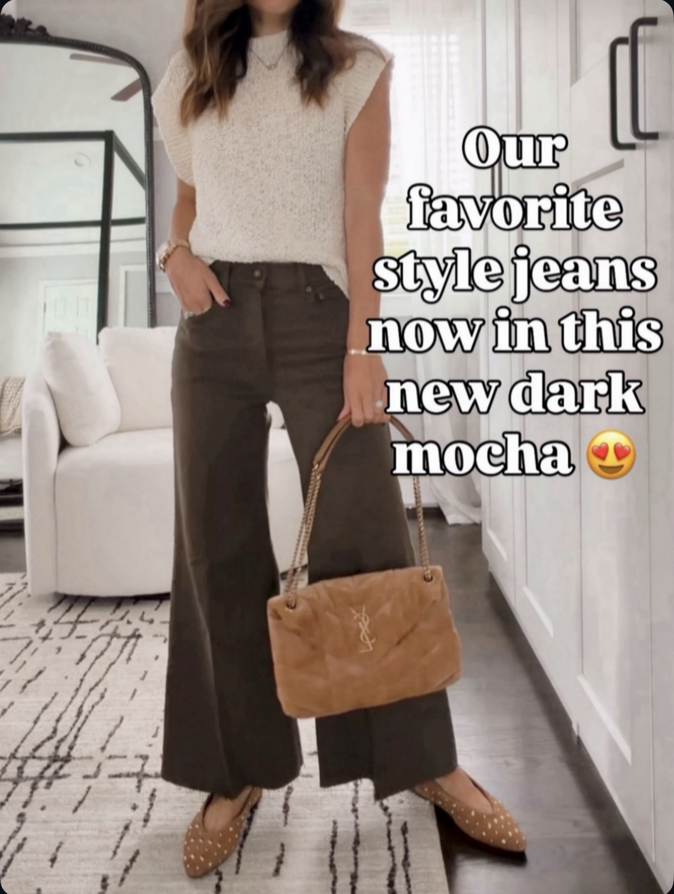Our favorite style jeans now in this gorgeous dark mocha 😍 🔗⬇️

#LTKmomlife #LTKOver40 #LTKootd