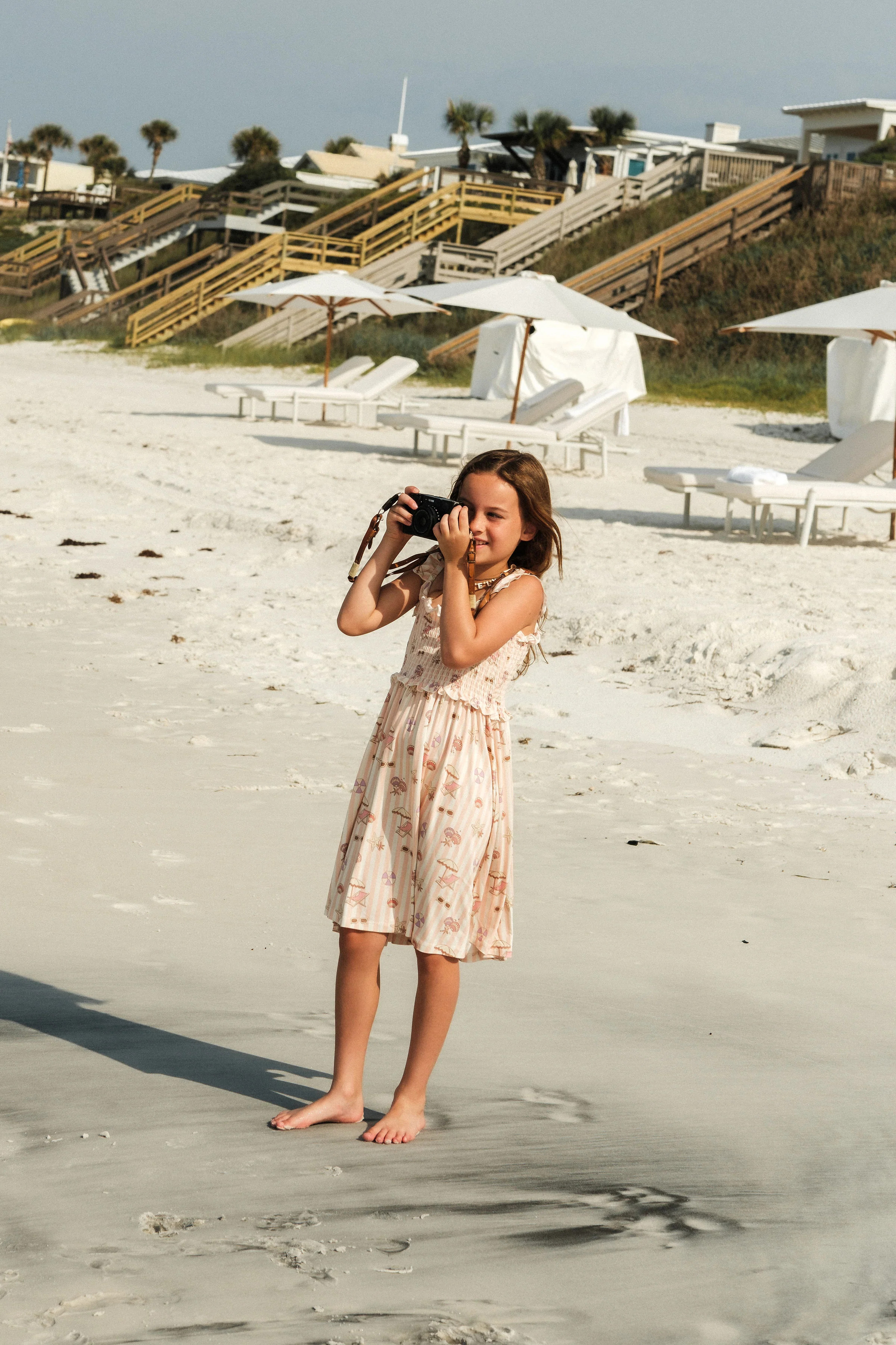Beach Day Smocked Twirl Dress | In My Jammers