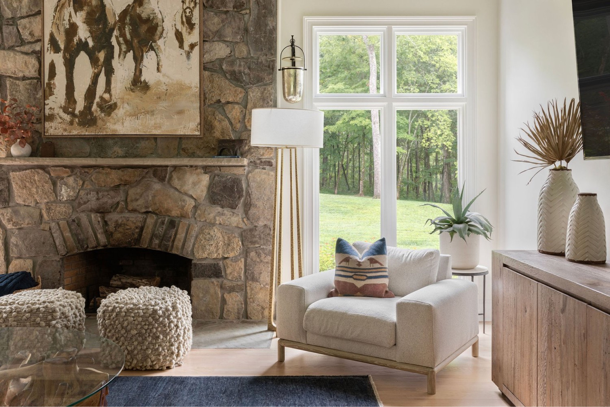 Family Room/Den designed by @thelistandfound - everything with an available source is linked. 

*Stampede Horses fireplace art source is not available.

*60” Willow Coffee Table is from www.unlimitedfurnituregroup.com
similar items are linked. 

#LTKstyletip #LTKSale #LTKhome