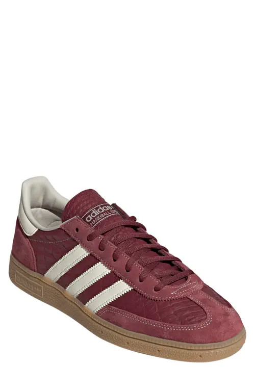 adidas Gender Inclusive Handball Spezial Sneaker in Shadow Red/cream White/gum at Nordstrom, Size 9.5 | Nordstrom