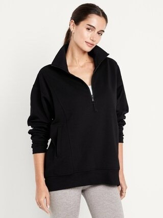 Dynamic Fleece Half-Zip Tunic Sweatshirt

#LTKSeasonal #LTKActive #LTKSaleAlert