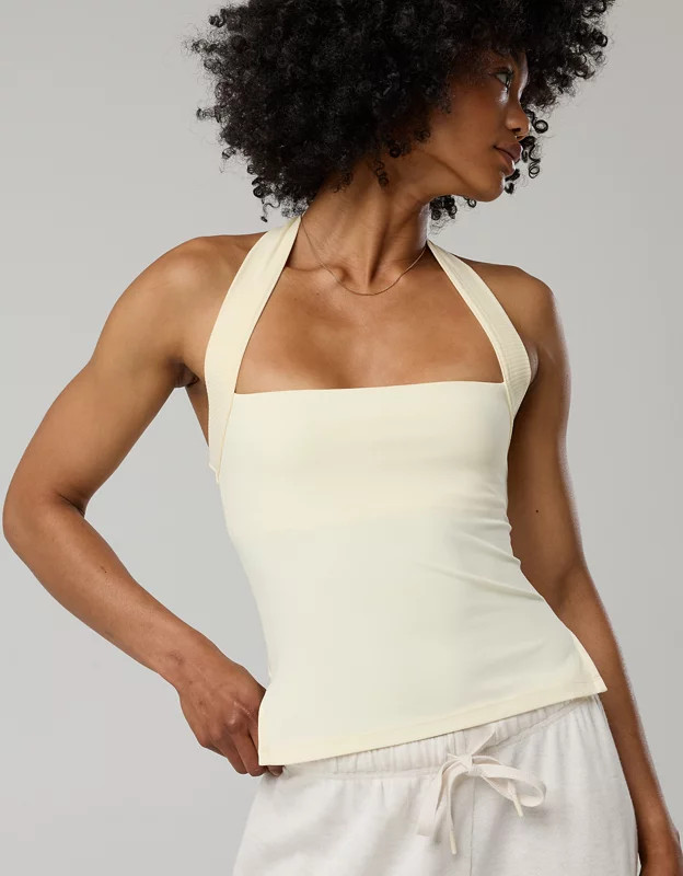 OFFLINE By Aerie Real Me XTRA Halter Tank Top | Aerie