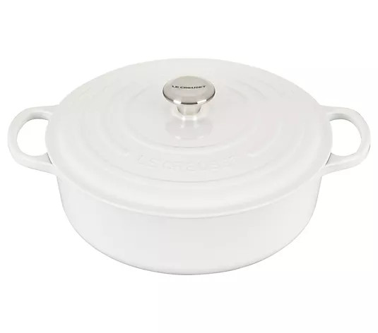 Le Creuset 6.75-Qt Signature Round Wide Oven | QVC