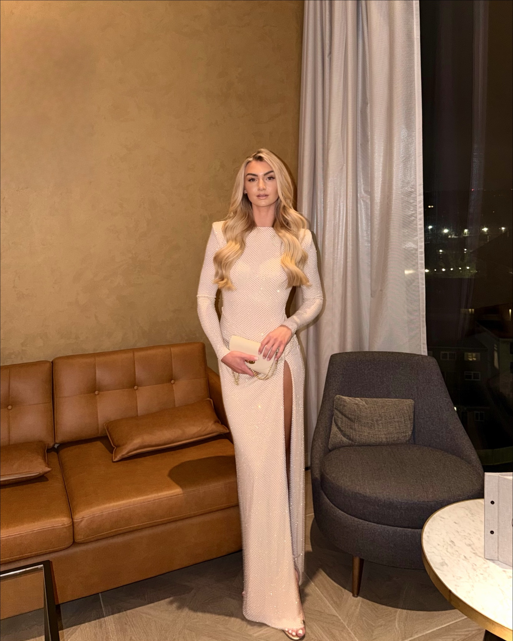 This dress is sensational!! ✨✨✨ (swipe to 5th pic for close up) honestly the photos do not do it justice at all. The way it sparkles in the light is incredible!! Easily one of my favourite dresses EVER. 

I’m wearing size small and I'm 5ft6 for reference. It has a built-in bodysuit and shoulder pads too xx


#dresses #meshki #meshkidress #birthdaydress #birthdayoutfit #partydress #maxidress #specialoccasion #occasionwear #quietluxury #partywear #eveningoutfit #eveningdress #2026 #outfitinspo #luxurystyle #dressinspo  

 #LTKFashionMonth #LTKuk #LTKspring