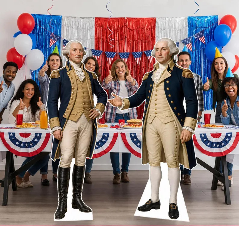 Historical Figures Cardboard Cutout \u2013 Patriotic Presidents Life Size Standee for 4th of July... | Etsy (Global)