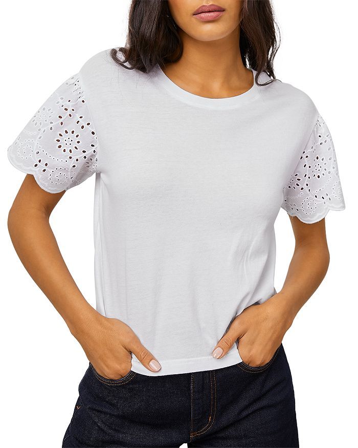 Georgia Eyelet Sleeve Tee | Bloomingdale's (US)