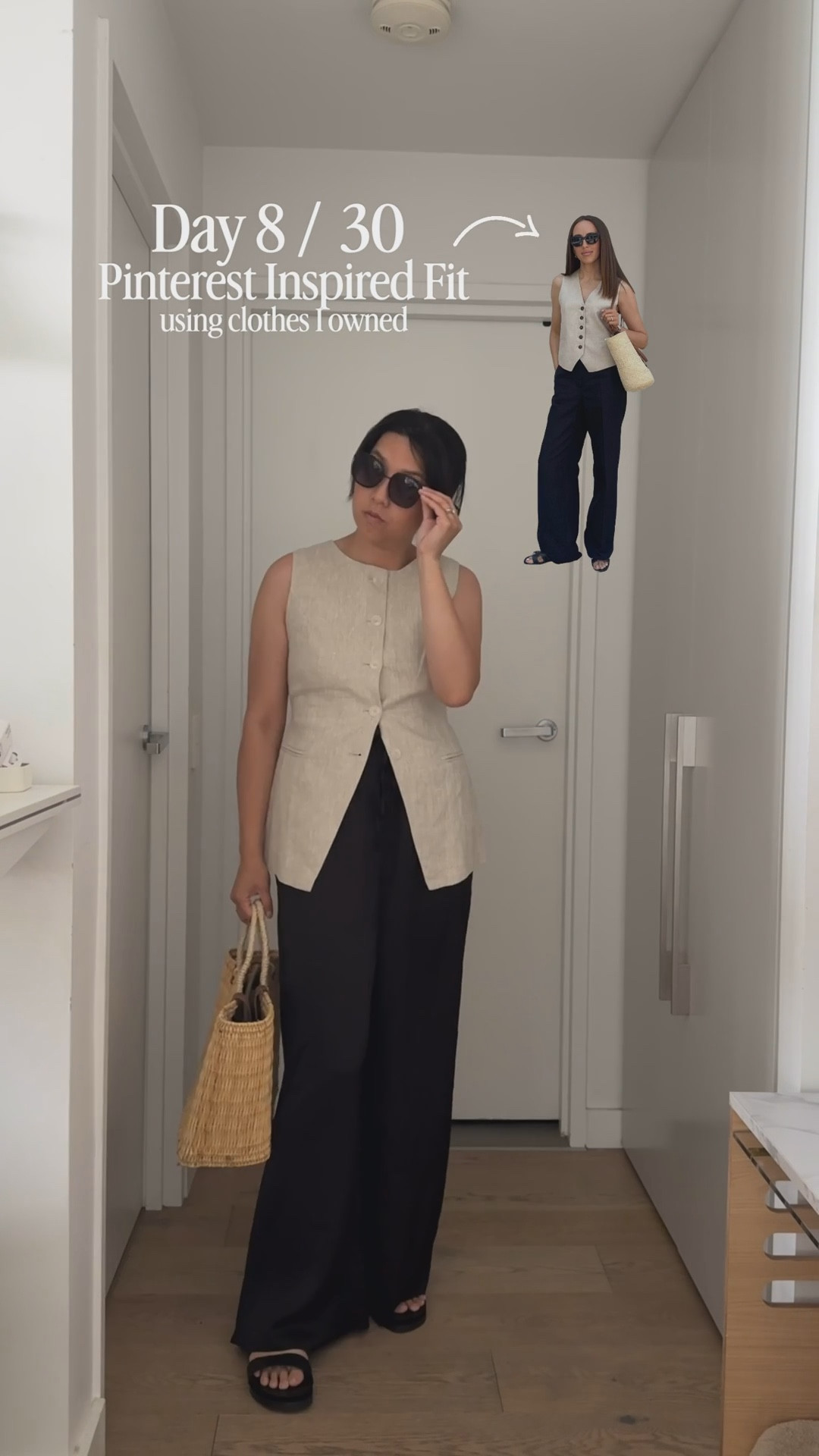 Pinterest Inspired Day 8 ! 

Can’t go wrong with a neutral outfit and my all time fav Longline vest! 
#springoutfit #neutraloutfits #satinpants #vestoutfit #ootd#LTKFashionMonth 

#LTKspring #LTKmodest #LTKaustralia