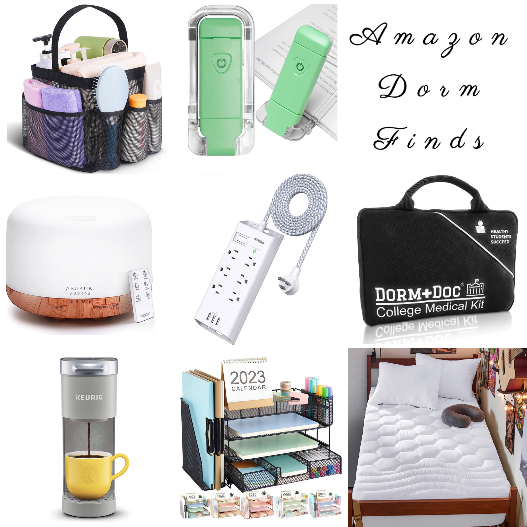 Amazon
Dorm
College
University
Finds
Must Haves
Move In
Freshman
Shower Organizer
Bathroom
Reading Light
Studying
Room
Aromatherapy
Diffuser
Extension cord
Medical
First Aid Kit
Coffee
Keurig
Desk
Bed
Mattress Topper
Twin XL
Back to School
Affordable
Deals
Sale

#LTKFind #LTKBacktoSchool #LTKhome
