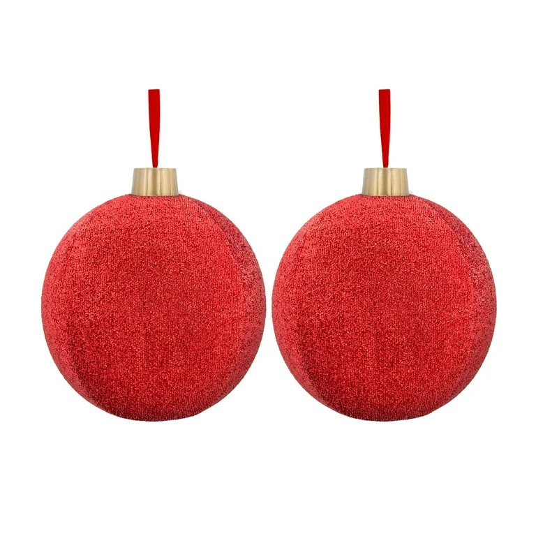 12`` RED TINSEL ORNAMENT | Walmart (US)