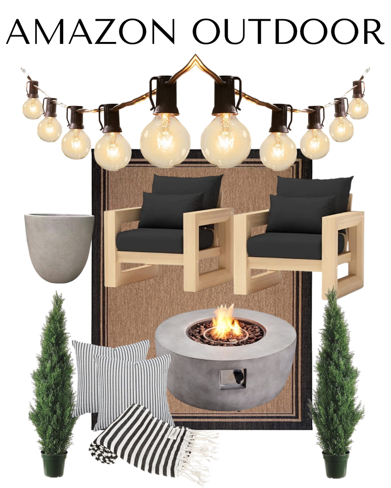 Amazon outdoor furniture perfect for a patio, deck or front porch!  

#LTKSeasonal #LTKhome #LTKsalealert