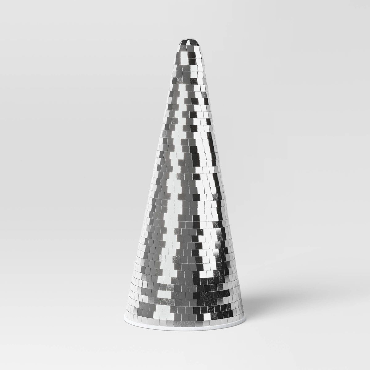 10" Mirrored Cone Tree Figurine - Wondershop™ Silver | Target
