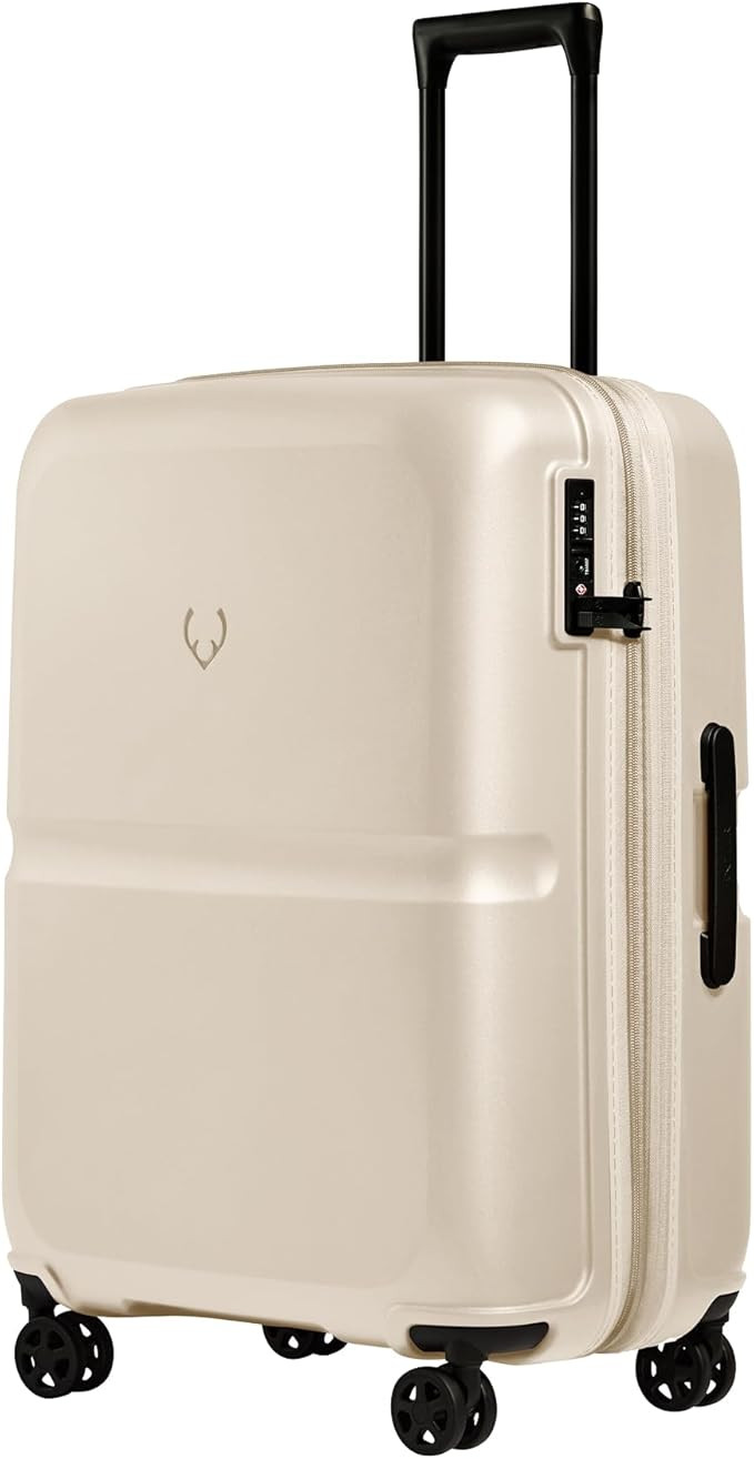ANTLER - Single Stripe Hard Shell Medium Suitcase - Durable, Lightweight & Expandable, 4 Spinner ... | Amazon (UK)