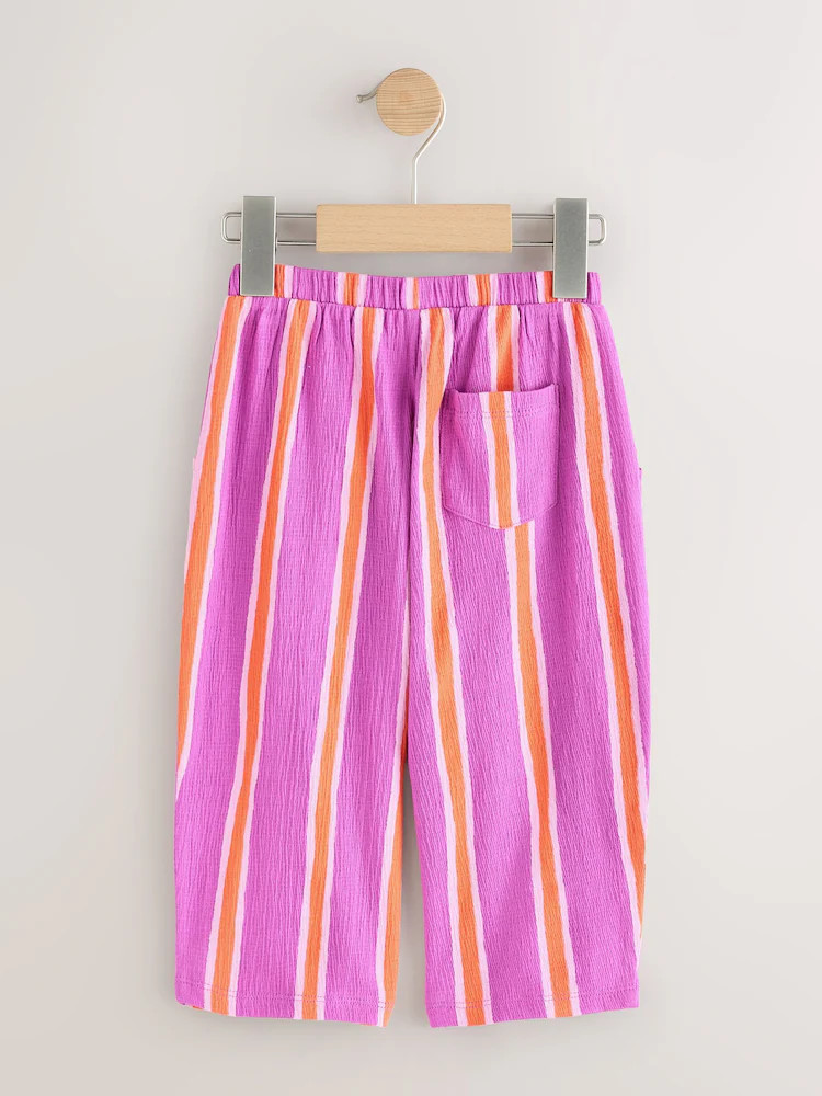 Purple Orange Stripe Barrel Leg Trousers (3mths-7yrs) | Next US
