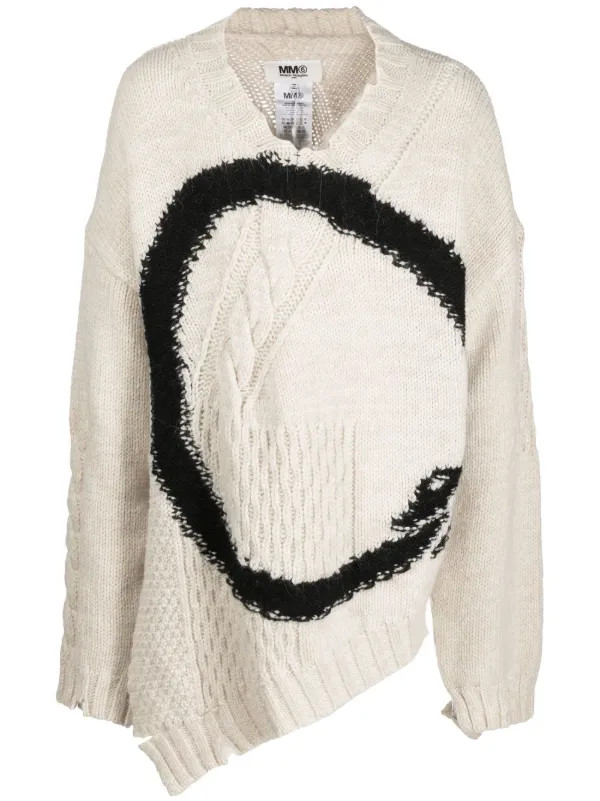 intarsia circle cable-knit jumper | Farfetch Global