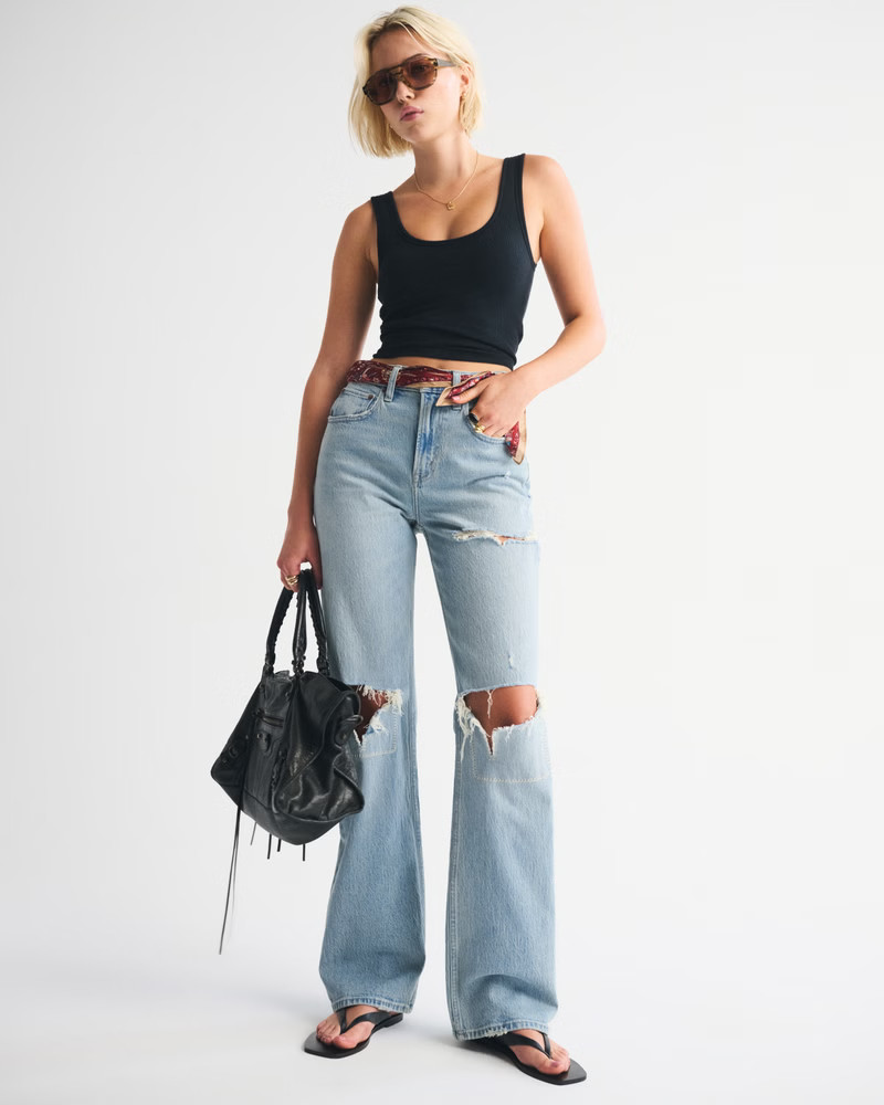 High Rise 90s Relaxed Jean | Abercrombie & Fitch (US)