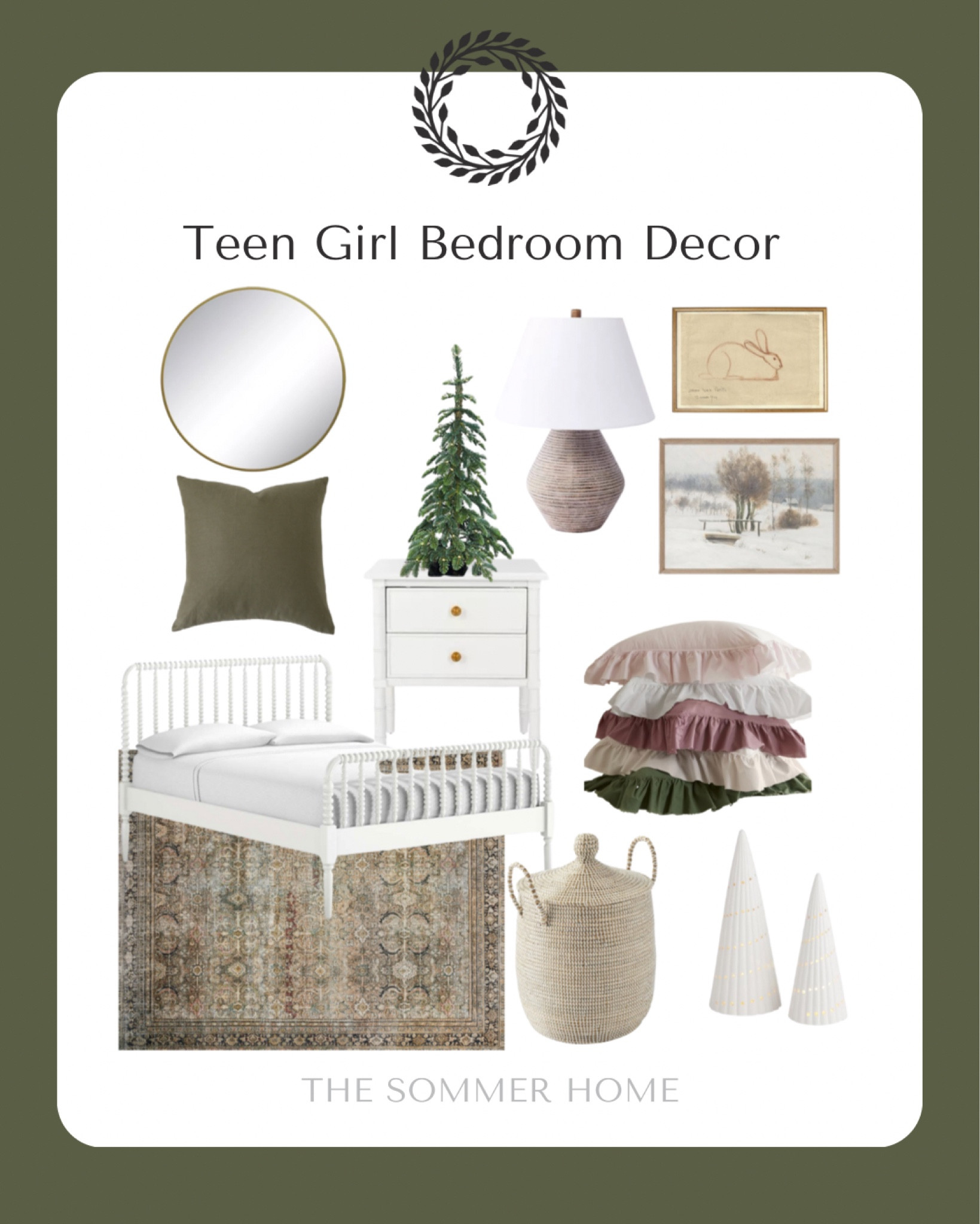 Christmas tree, Christmas decor, Jenny Lind Bed, Pottery Barn Teen, Christmas pillows, gold mirror, Serena & Lily baskets, Loloi area rug

#LTKCyberweek #LTKHoliday #LTKhome