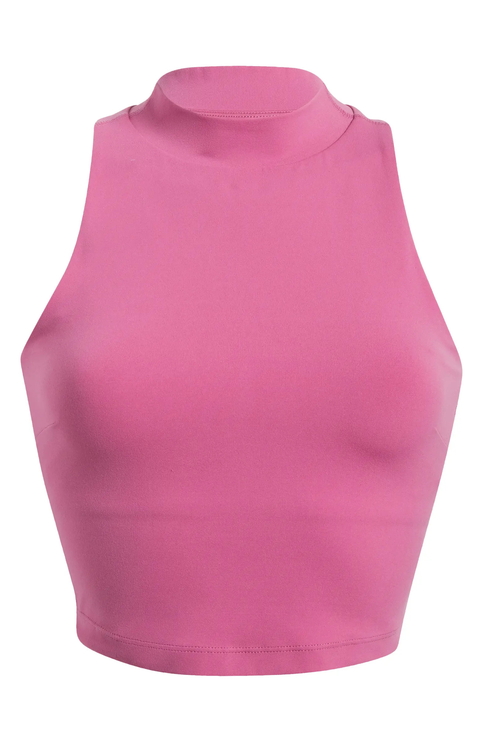 Studio Luxe Mock Neck Support Crop Tank | Nordstrom