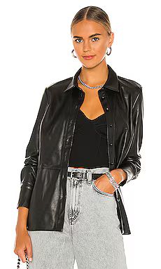 Faux Leather Shirt
                    
                    Bardot | Revolve Clothing (Global)