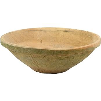 HomArt Rustic Terra Cotta Bowl, Medium, Antique Red, 1-Count | Amazon (US)