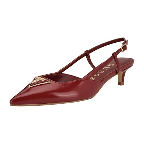 Guess Women's JESSON Pump, Dark Red 600, 9 | Amazon (US)