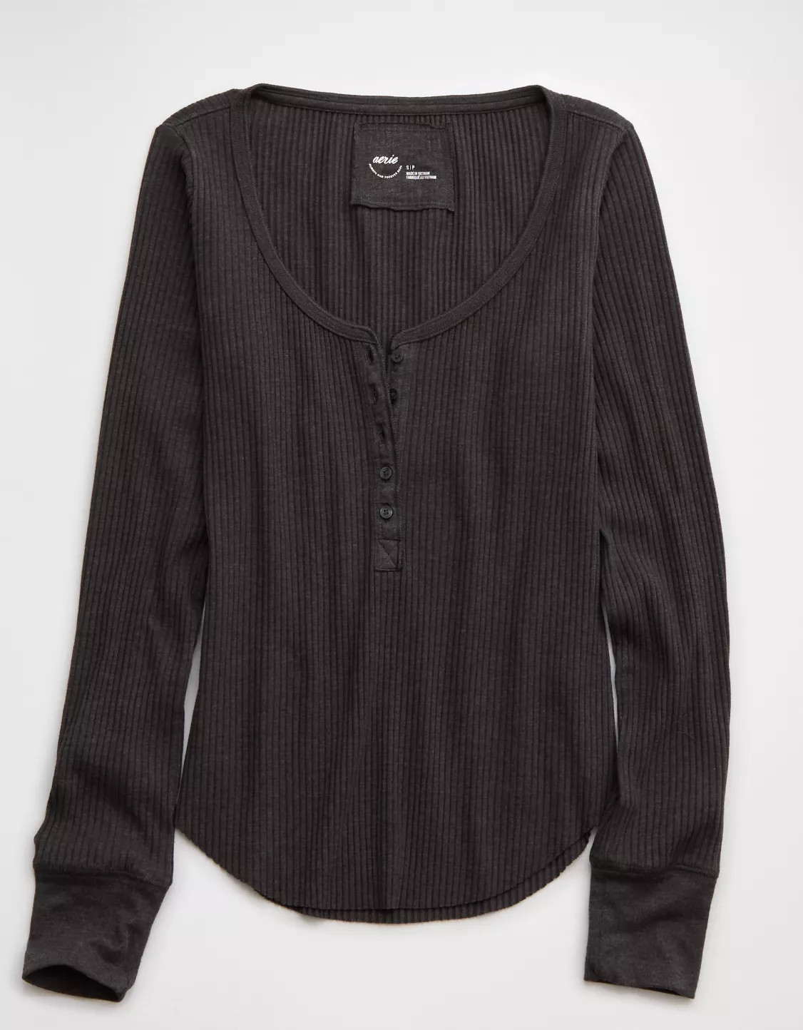 Aerie Essential Henley Layering T-Shirt | Aerie