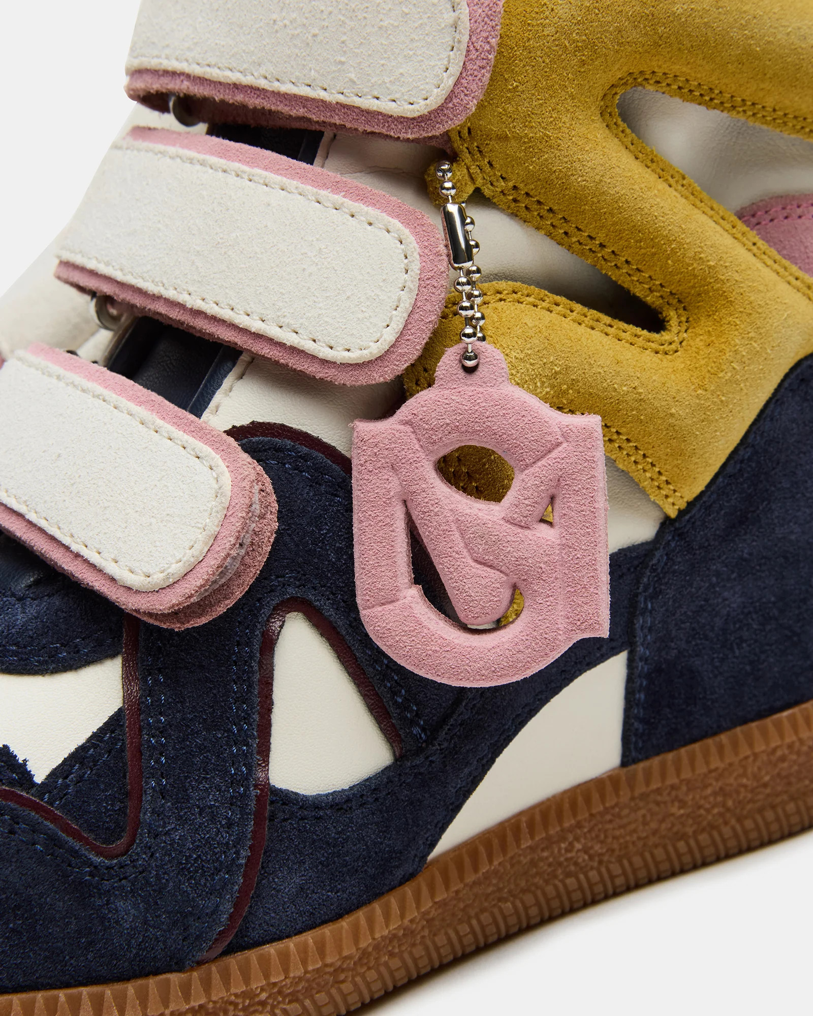 MAVIS Navy Suede High-Top Velcro Women's Sneaker | Steve Madden (US)