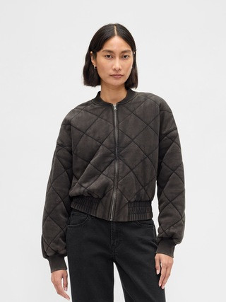 VintageSoft Quilted Bomber Jacket | Gap (US)
