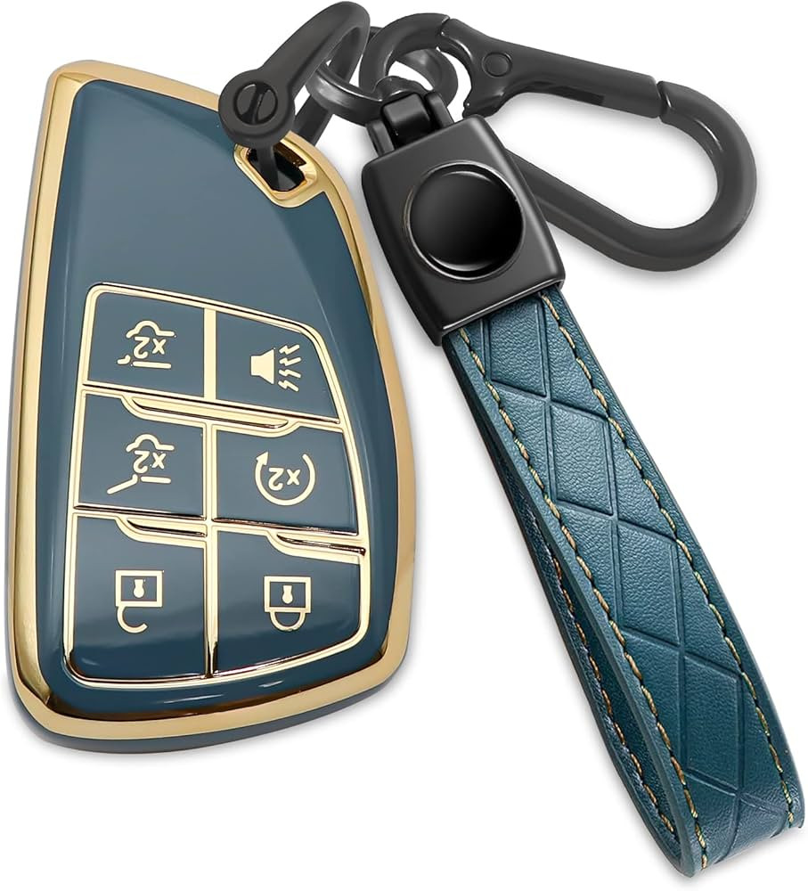 Lyonuczs for Chevy Key Fob Cover Soft TPU with Keychain Key Fob Case Shell Full Protection Compat... | Amazon (US)