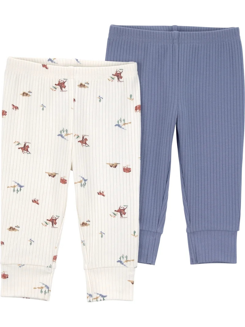 Carter's Child of Mine Baby Boy Pants, 2-Pack, Sizes Preemie-12 Months | Walmart (US)