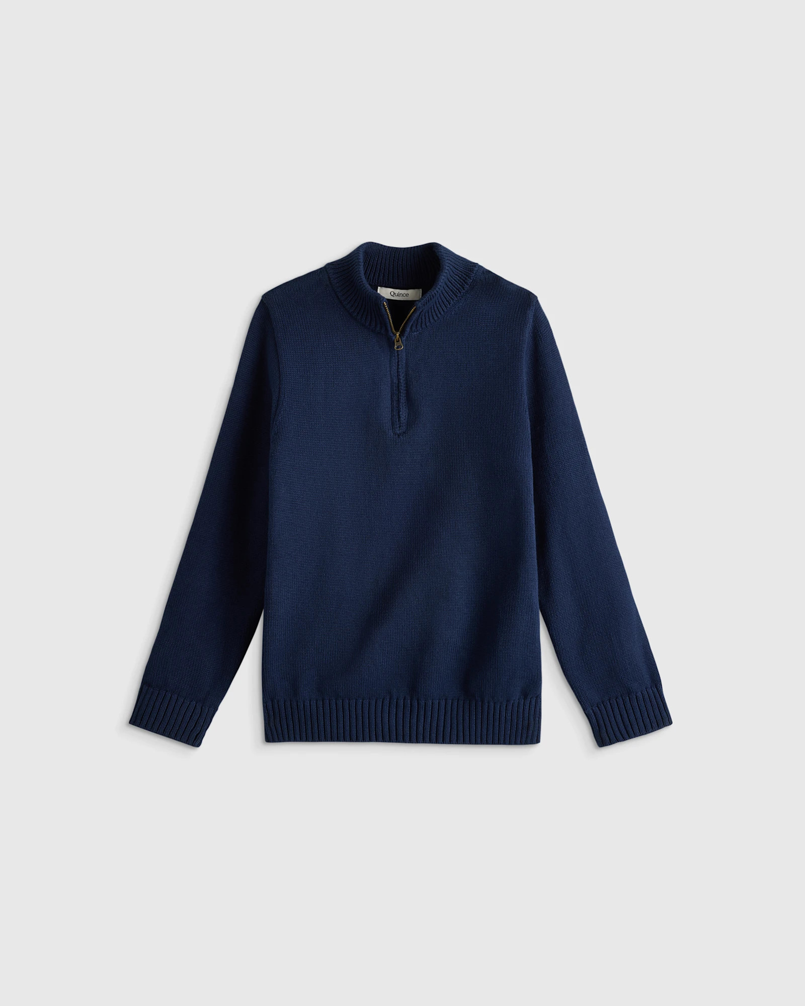 Boys 100% Organic Cotton Quarter-Zip Sweater | Quince