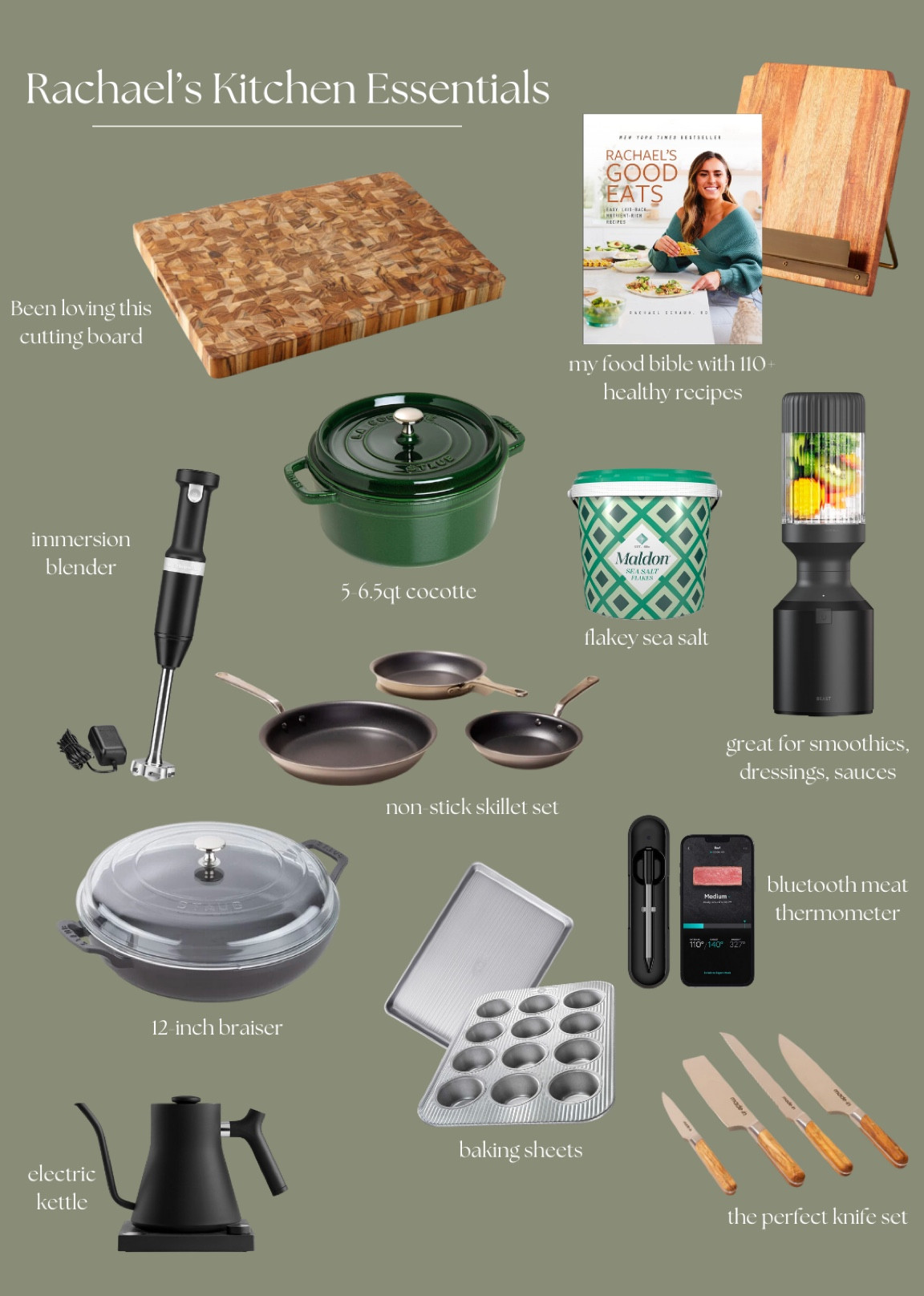 My top kitchen essentials 😇 these are things I use on a daily basic in the kitchen as a dietitian and cookbook author 🫡

#LTKhome #LTKGiftGuide