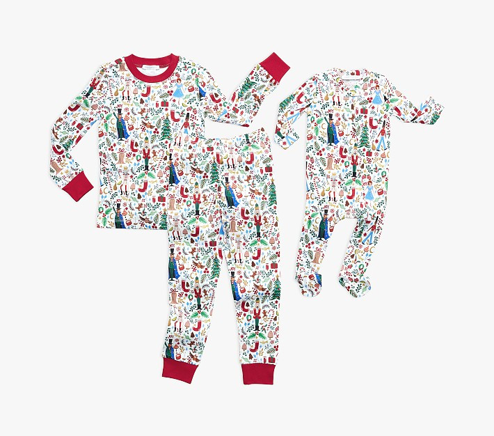 Rifle Paper Co. Nutcracker Organic Cotton Family Pajama Collection | Pottery Barn Kids