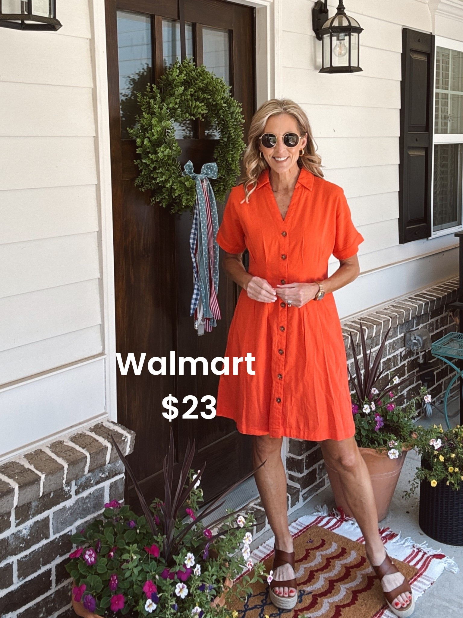 These new arrival dresses are from Walmart all under $30… Linen Blinn Field pockets and everything that you need to make you look cute and feel comfortable this summer.. each style comes in multiple color options. I am wearing an extra small.