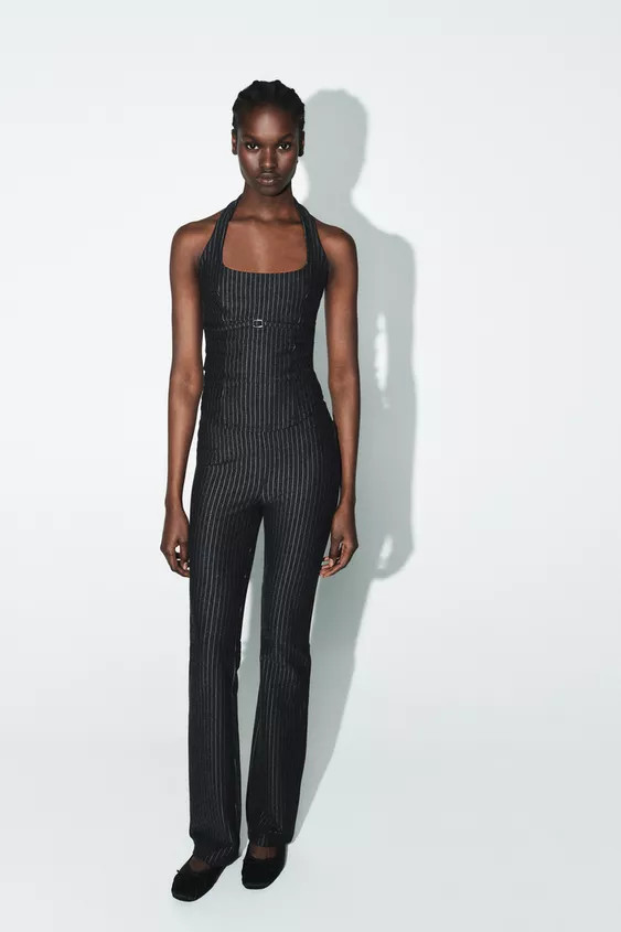 NECKHOLDER-TOP AUS INTERLOCK | Zara DE