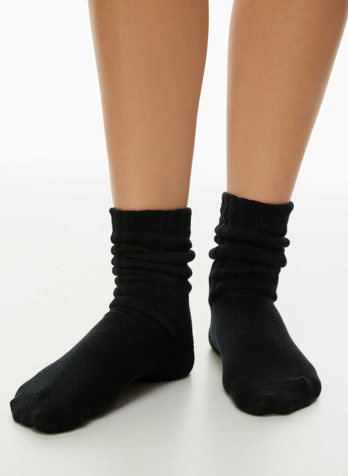 Tna Best-Ever Slouchy Ankle Socks in Black | XS/Small | Cotton/Nylon/Polyester | Aritzia