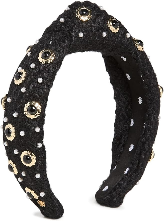 Lele Sadoughi Women's Eva Cabochon Knotted Headband | Amazon (US)
