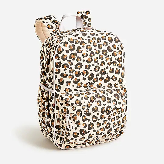 Girls' backpack in leopard print | J. Crew US