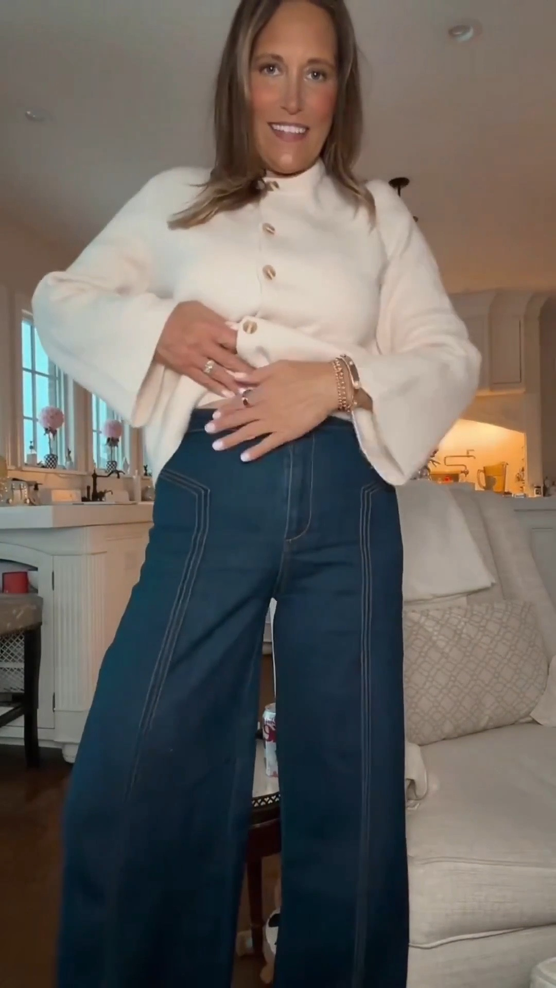 I wanted to share these amazing pieces from Quince with you all. The cardigan is chic, made of cashmere, and will instantly become a closet staple. I paired it with these unique jeans that have a fun look to them. 

#LTKOver40 #LTKSeasonal #LTKMidsize