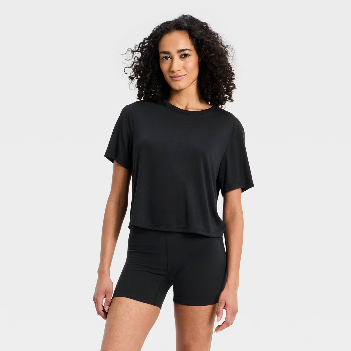 Women's Beyond Ease Short Sleeve Boxy T-Shirt - All In Motion™ | Target
