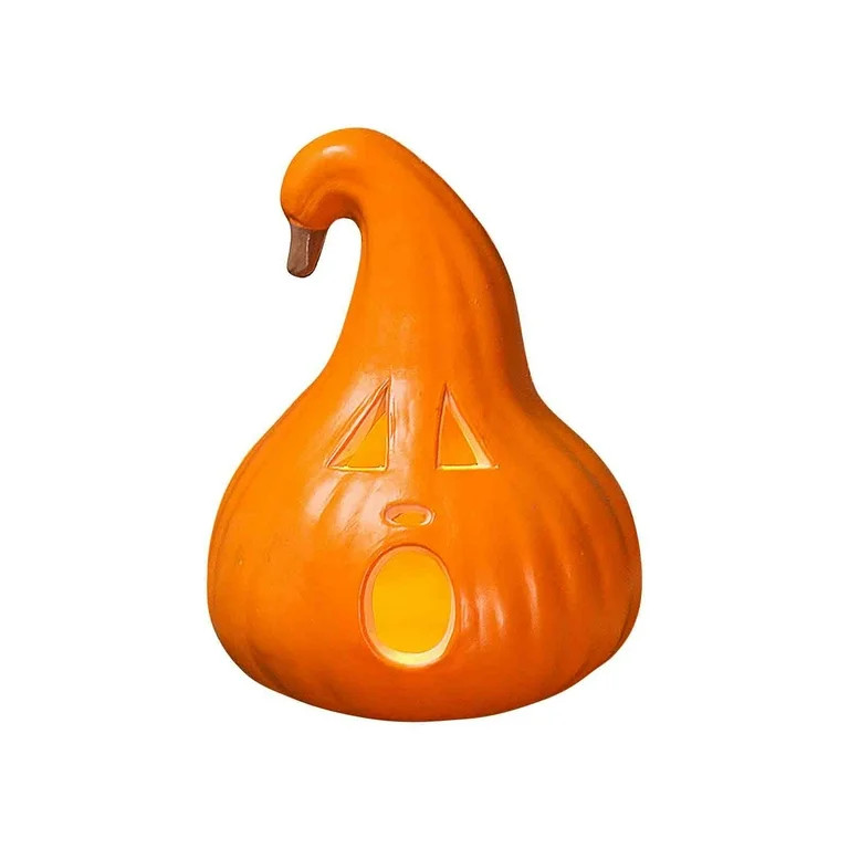 TOPRenddon Plastic Jack O Lantern Pumpkins Halloween Light up Pumpkin Outdoor Indoor Battery Oper... | Walmart (US)